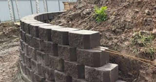 Установка подпорной стенки в Прохладном в октябре